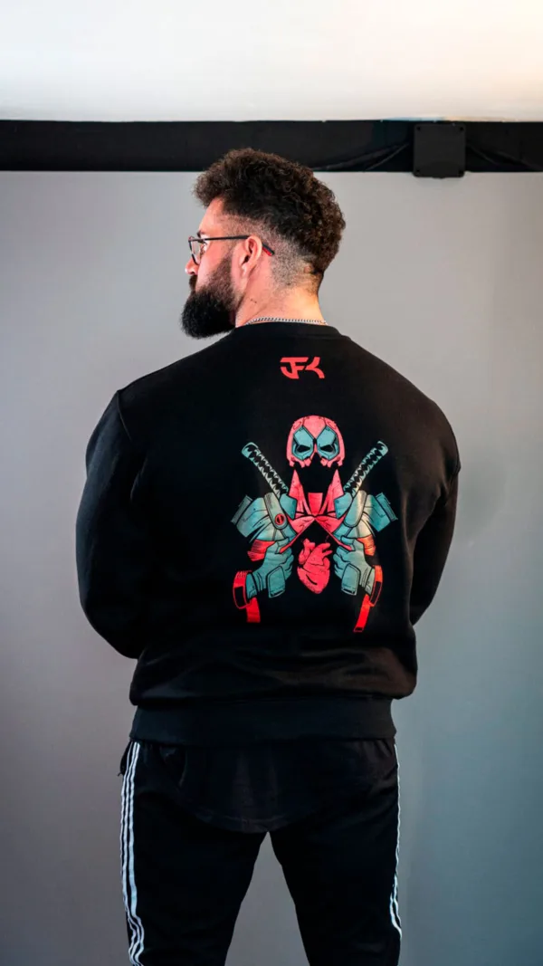 Sudadera JFK -  Negra - Imagen 2
