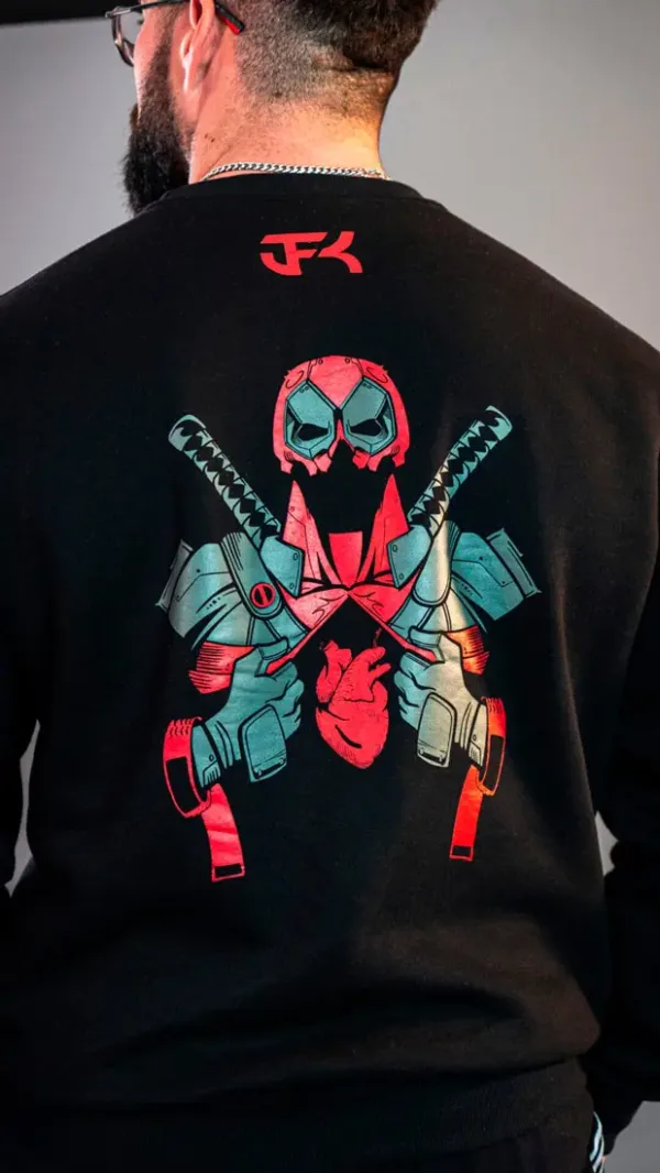 Sudadera JFK -  Negra - Imagen 4