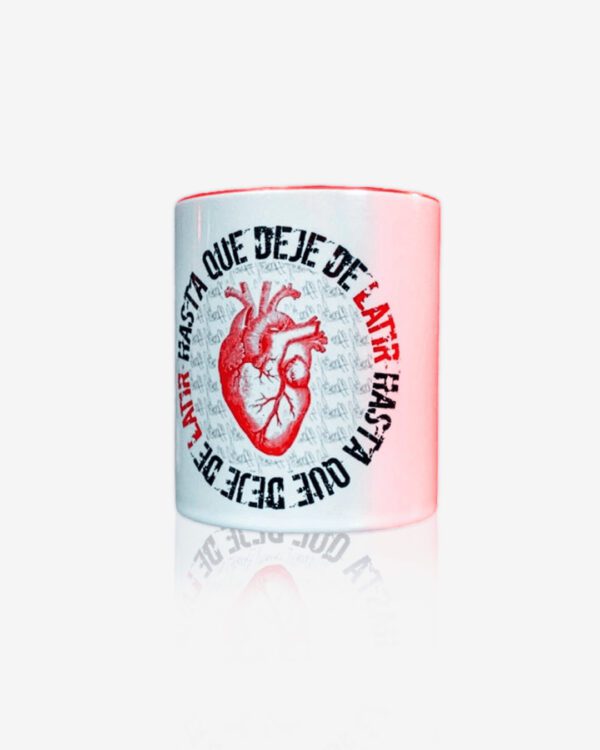 Taza Blanca 12 Oz JFK - Interior Rojo
